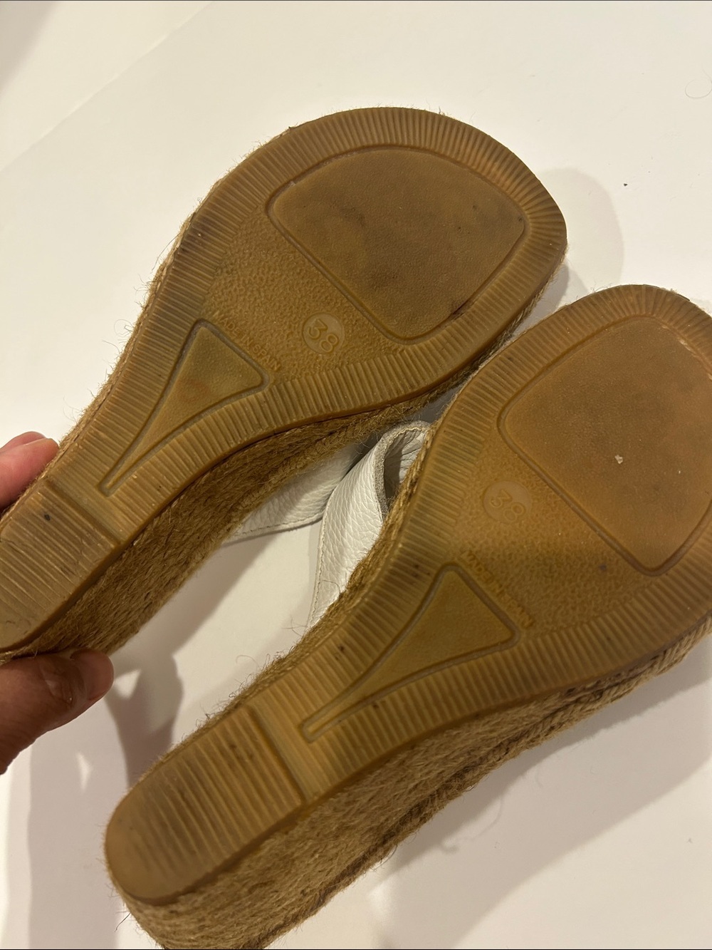 Designer Inspired Nova Check Wedge Sandals women’s Size EU 38 - Picture 8 of 13